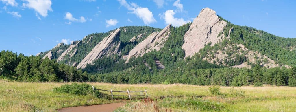 Scenic mountain view with lush green forest, perfect for Colorado real estate, investment properties, and outdoor enthusiasts.