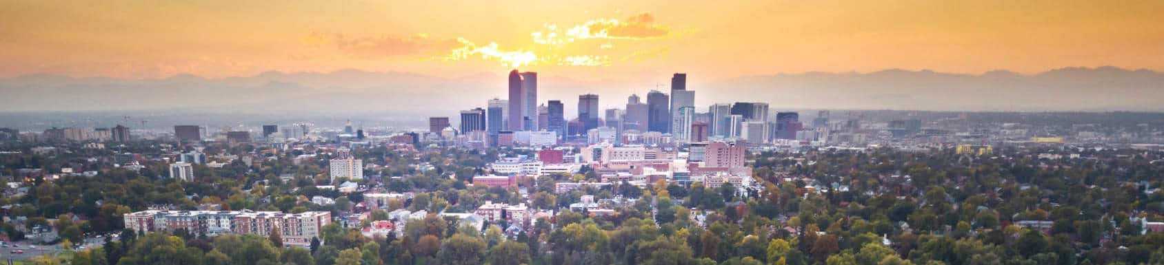 Denver metro skyline view for homebuyers